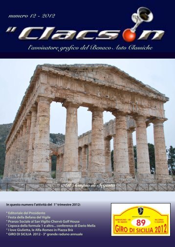 edizione n° 12 Anno 2012 - Benaco Auto Classiche