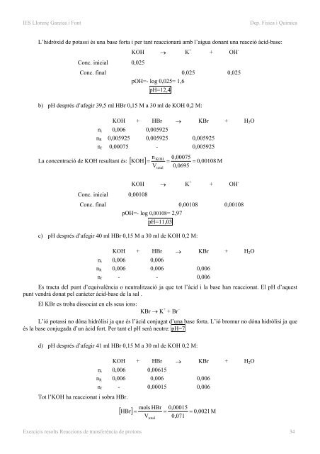 Problemes acid base