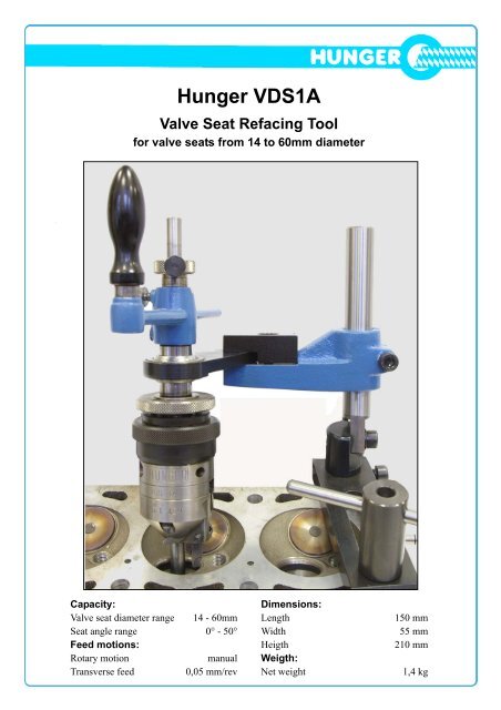 VDS1A Product Sheet:Vorlage-Prospekt-03.qxd.qxd - Ludwig Hunger