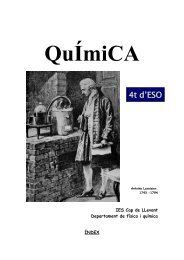 QuÍmiCA - ies cap de llevant