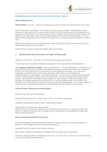 A Palavra Transforma o Caos.docx - Insejec CG