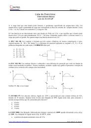 Lista de Exercícios: - Cpdee - UFMG