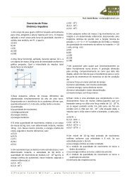 Exercícios de Física Dinâmica Impulsiva - Futuro Militar