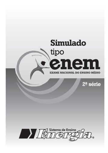 Simulado_Caderno 2 serie.indd - Sistema de Ensino Energia