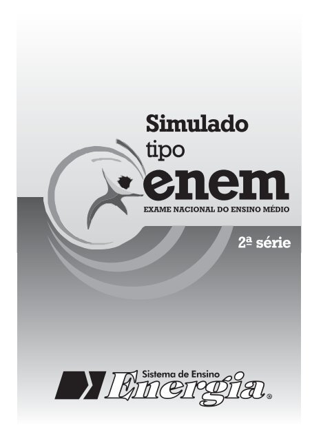 Simulado_Caderno 2 serie.indd - Sistema de Ensino Energia