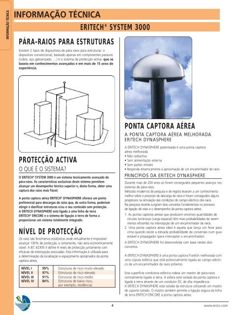 Protecção Eléctrica de Instalações - Erico