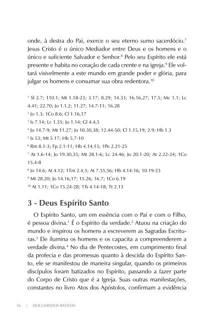 Pacto e Comunhão - Convenção Batista do Estado de São Paulo