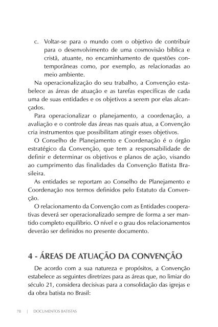 Pacto e Comunhão - Convenção Batista do Estado de São Paulo