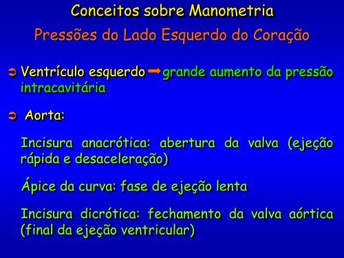 curvas de pressão intracavitária, gradientes e cálculo do ... - SBHCI