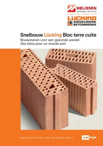 Snelbouw Lücking Bloc terre cuite - Luecking.de