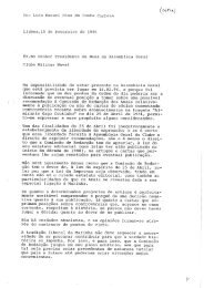 Carta do comandante Luís da Costa Correia ao Presidente da Mesa ...