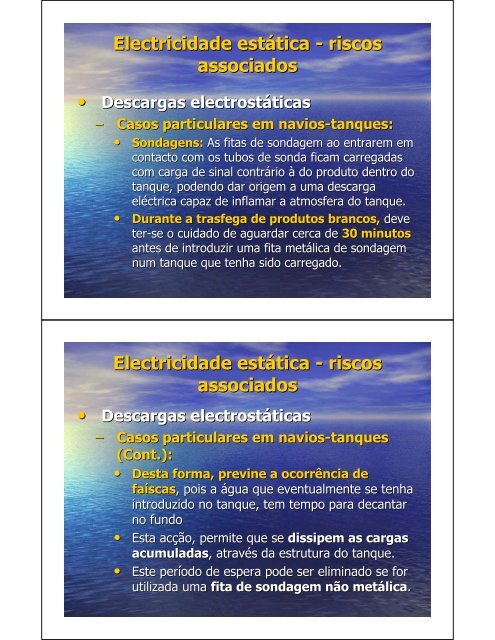 Descargas electrostáticas - Escola Superior Náutica Infante D ...