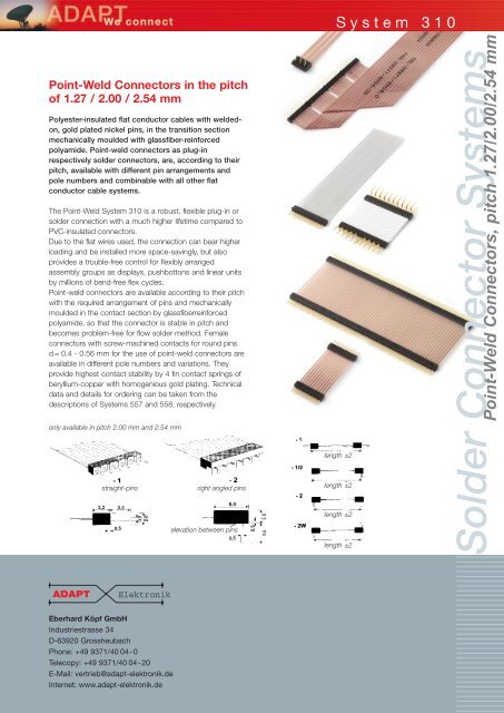 System 310 en - ADAPT Elektronik GmbH