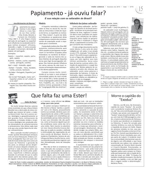 VJ FEV 2010.p65 - Visão Judaica