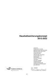 Haushaltssicherungskonzept 2012 - Stadt Lüdenscheid