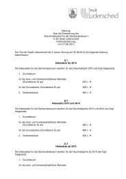 Internet Hebesatzsatzung 2012-2013-2015 - Stadt Lüdenscheid