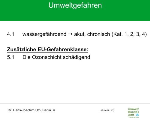 auswirkungen des ghs auf die seveso-ii-richtlinie und stÃ¶rfall ...