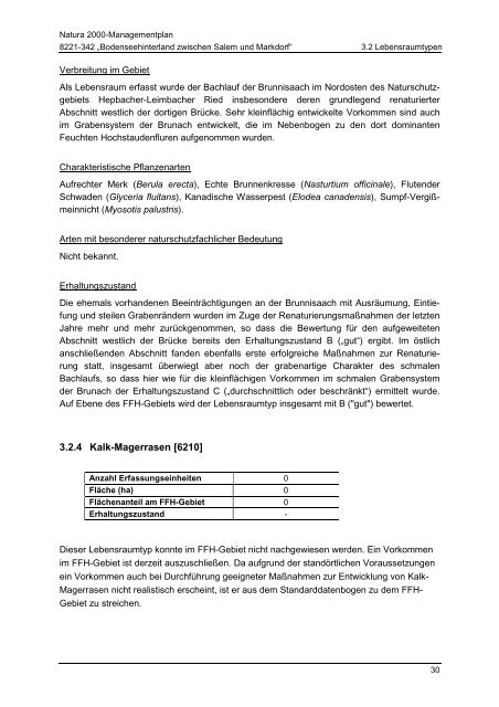 Managementplan für das FFH-Gebiet 8221-342 - Landesanstalt für ...
