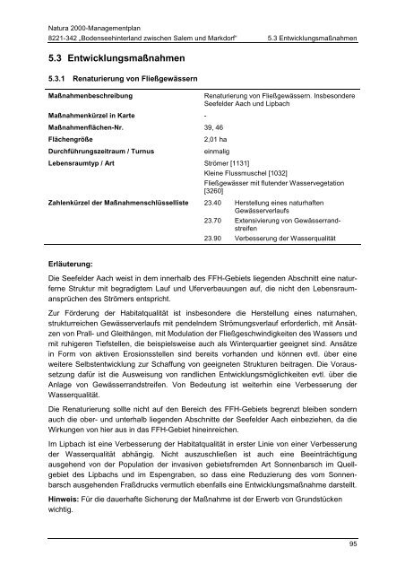Managementplan für das FFH-Gebiet 8221-342 - Landesanstalt für ...
