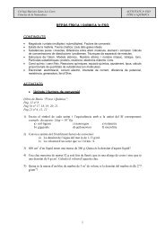 ACTIVITATS REPÀS FÍSICA I QUÍMICA 3r ESO