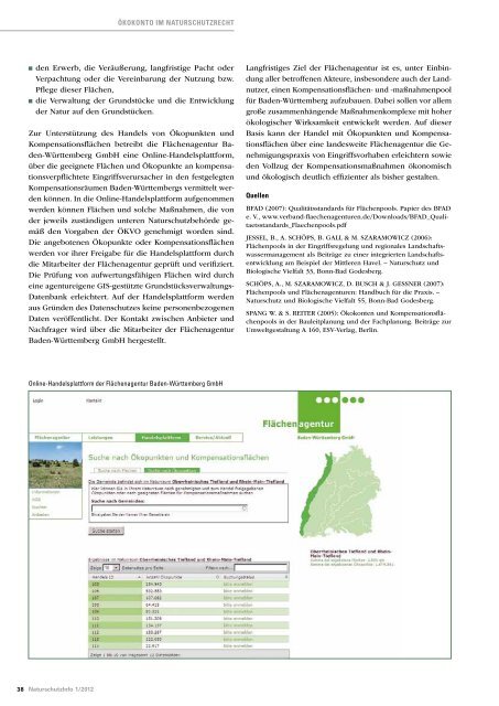 Naturschutz Info 1/2012 - Landesanstalt für Umwelt, Messungen und ...