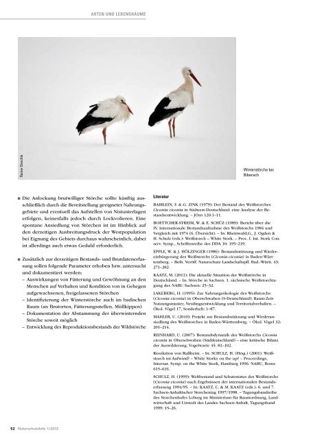 Naturschutz Info 1/2012 - Landesanstalt für Umwelt, Messungen und ...