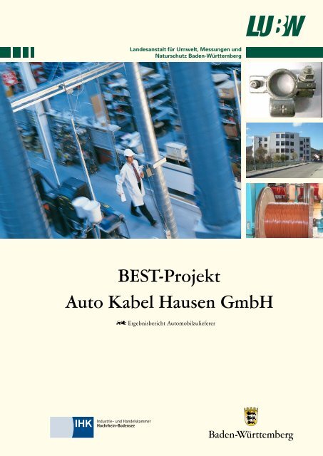 BEST-Projekt Auto Kabel Hausen GmbH - Landesanstalt für Umwelt ...