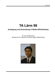 TA Lärm 98 - Baden-Württemberg