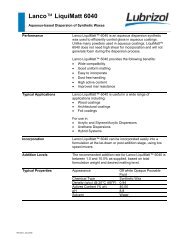 Lancoâ¢ LiquiMatt 6040 - Lubrizol