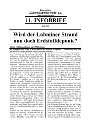 11. INFOBRIEF - BI Zukunft Lubminer Heide eV