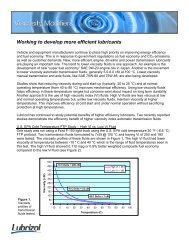 Working to develop more efficient lubricants - Lubrizol