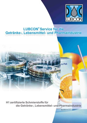 und Pharmaindustrie - Lubricant Consult GmbH