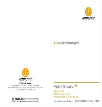 Laborleistungen - LOHMANN TIERZUCHT GmbH