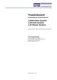 Luft-Wasser-Systeme - LTG Aktiengesellschaft