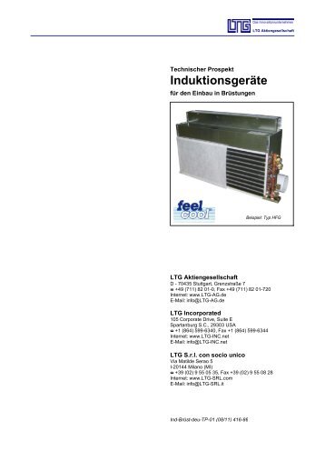 Induktionsgeräte für Brüstungseinbau (PDF, 1.5MB) - LTG ...