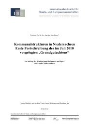 Kommunalstrukturen in Nordostniedersachsen - Lüneburg