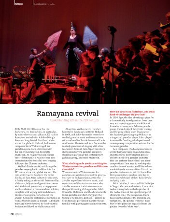 Ramayana revival - Sinta Wullur