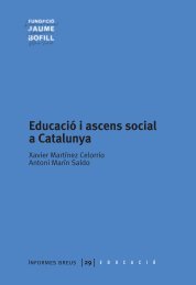 Educació i ascens social a Catalunya - Fundació Jaume Bofill