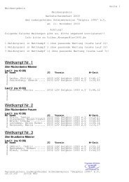 Wettkampf Nr. 1 Wettkampf Nr. 2 Wettkampf Nr. 3 - LSV1990.de