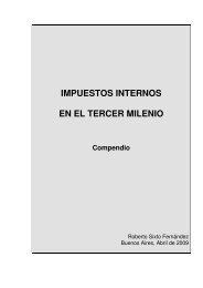 impuestos internos en el tercer milenio - Ministerio de Economía