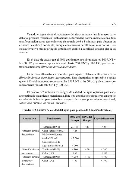 Tratamiento de agua para consumo humano Plantas de filtración ...