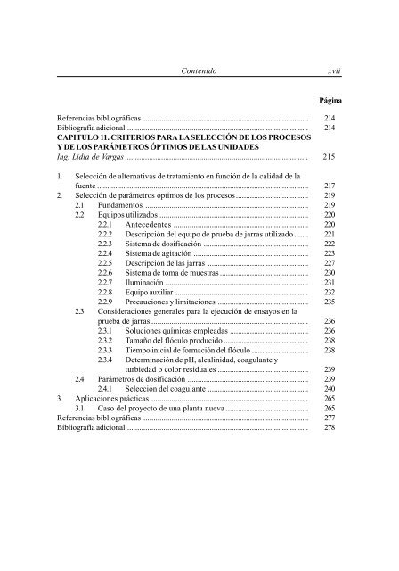 Tratamiento de agua para consumo humano Plantas de filtración ...