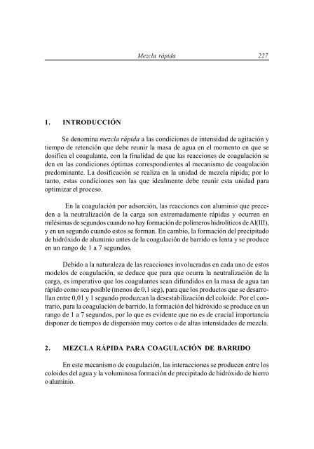 Tratamiento de agua para consumo humano Plantas de filtración ...