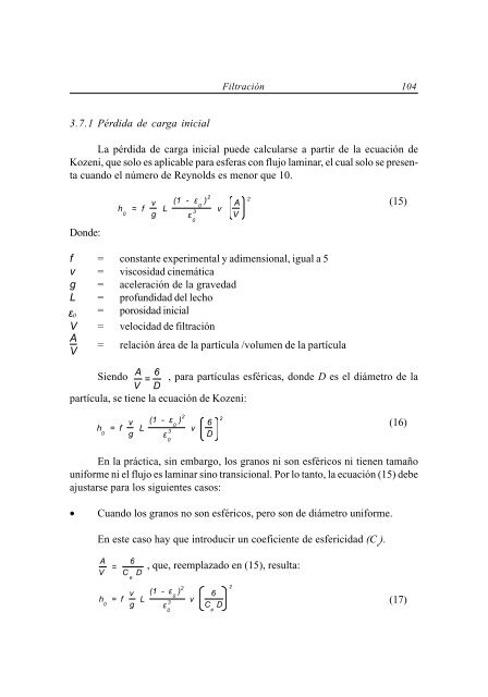 Tratamiento de agua para consumo humano Plantas de filtración ...