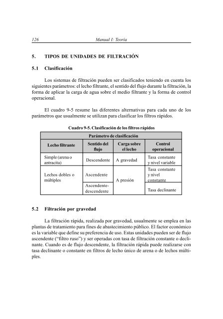 Tratamiento de agua para consumo humano Plantas de filtración ...