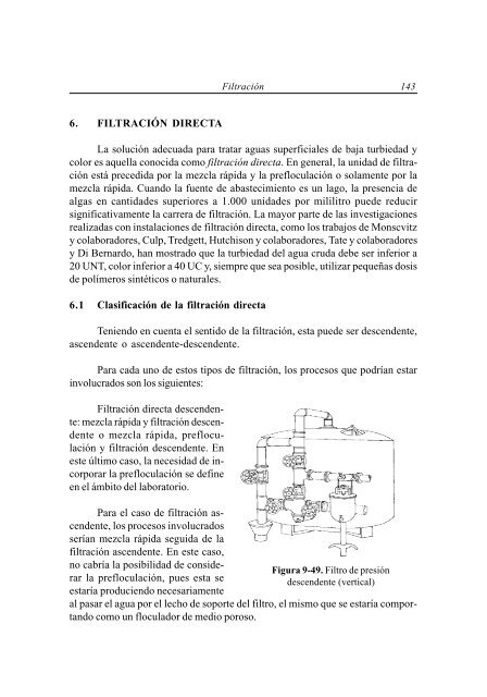 Tratamiento de agua para consumo humano Plantas de filtración ...