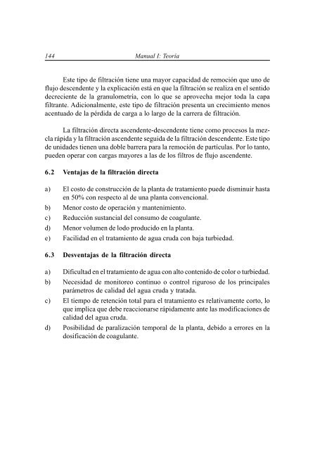 Tratamiento de agua para consumo humano Plantas de filtración ...