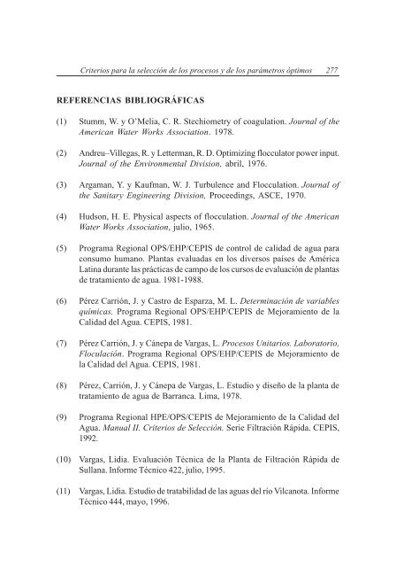 Tratamiento de agua para consumo humano Plantas de filtración ...