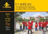 Tradijoc 2011 - Centre d'Estudis de la Ribera d'Ebre
