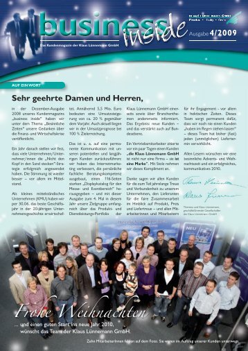 RZ bi Ausgabe 4.2009.indd - Klaus Lünnemann GmbH